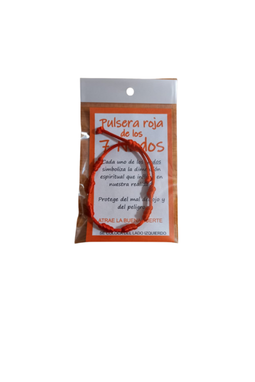 PULSERA 7 NUDOS