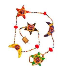 TIRA COLGANTE ESTRELLA / LUNA TELA