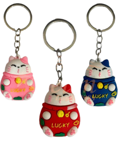 LLAVERO GATO GOMA